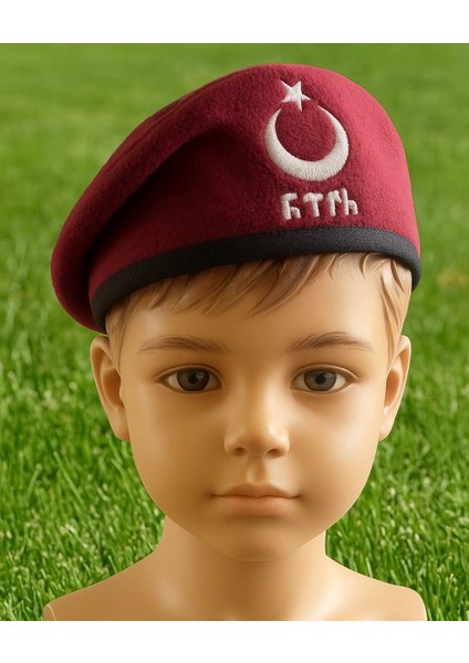 Minikler Için Bordo Bere