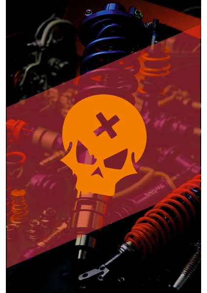 Kuru Kafa x Sticker 10X12CM Jdm Araba-Moto-Laptop Cam Etiket Hologram Arma Kuru Kafa Folyo Sticker