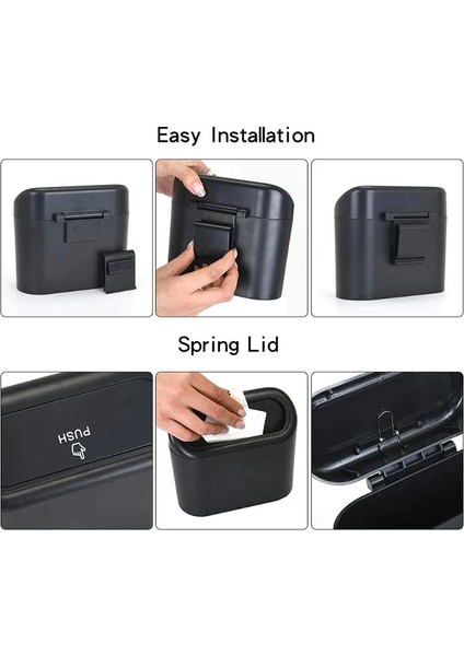 Seat Exeo 2008-2009-2010-2011-2012-2013 Yaylı Kapak Çöp Kovası