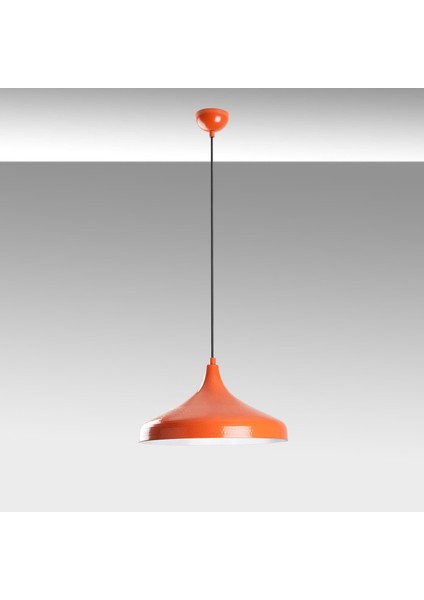 Tattoo Retro Tekli Sarkıt Avize Turuncu, Modern Dekoratif Metal Sıvama Tavan Aydınlatma 2641-ORANGE indirimleri