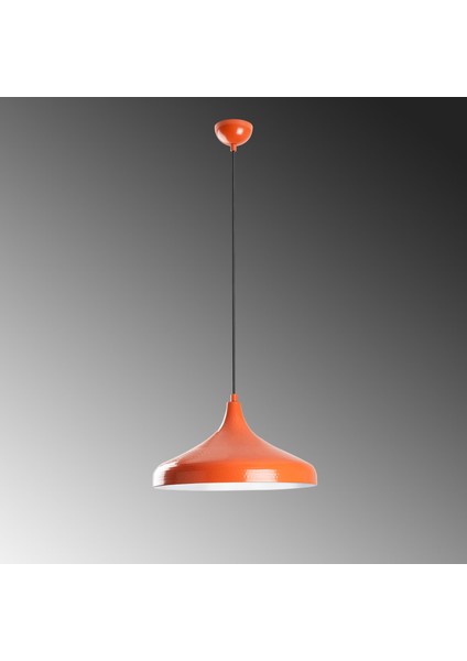 Tattoo Retro Tekli Sarkıt Avize Turuncu, Modern Dekoratif Metal Sıvama Tavan Aydınlatma 2641-ORANGE