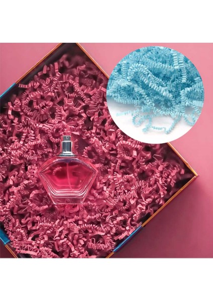 Kırpık Kağıt Zigzag Kesim Mavi Renk 1 kg fiyatları