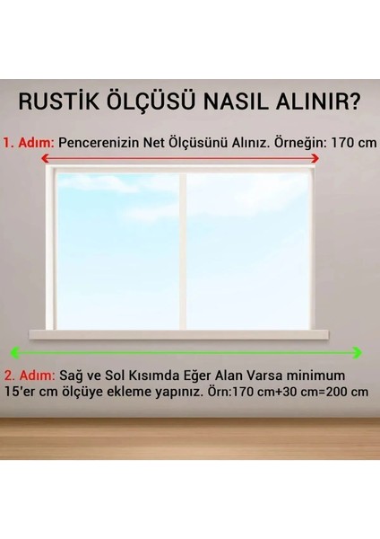 Ulusoy Rustik Ceviz Tek Raylı Ahşap Rustik Perde Askısı Rustik Borusu modelleri