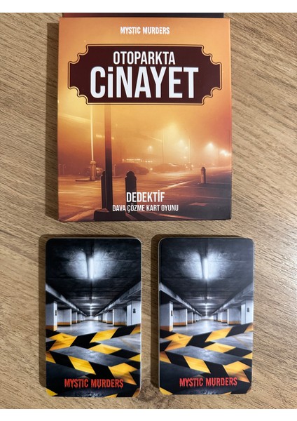 Dedektif Dava Çözme Kart Oyunu Otoparkta Cinayet 38 Kart modelleri