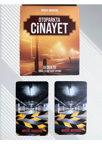 Dedektif Dava Çözme Kart Oyunu Otoparkta Cinayet 38 Kart indirimleri