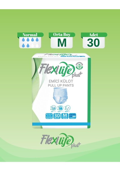 Ped Emici Külot Yetişkin Hasta Bezi Medium Boy 30'lu