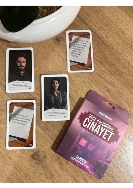 Dedektif Kart Oyunu Dava Çözme Gece Kulübünde Cinayet 38 Kart fiyatları