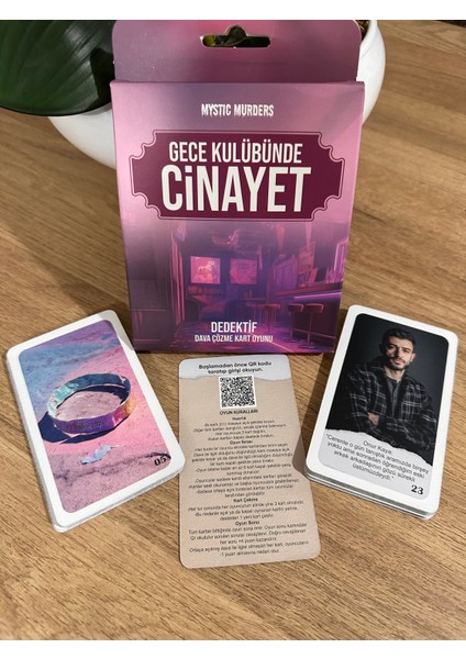 Dedektif Kart Oyunu Dava Çözme Gece Kulübünde Cinayet 38 Kart modelleri