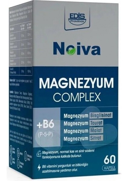 Noiva Magnezyum Complex 60 Kapsül