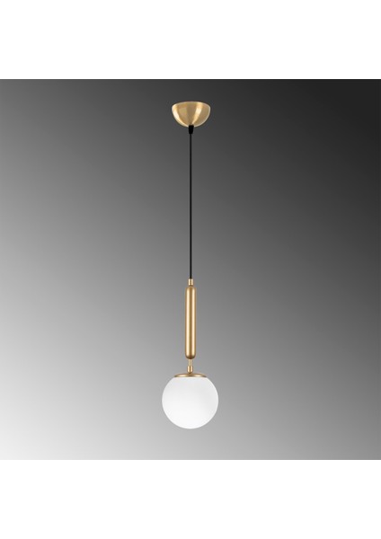 Modern Tekli Cam Sarkıt Avize Parlak Gold, Sarkıt Lamba KING-11452 indirimleri