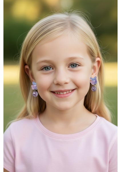 Kuromi Deliksiz Kıstırmalı Çocuk Küpe indirimleri