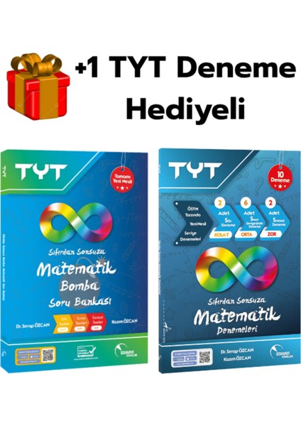 Doktrin 2026 Tyt Matematik Soru Bankası ve Sıfırdan Sonsuza Matematik Deneme +1 Deneme Hediye