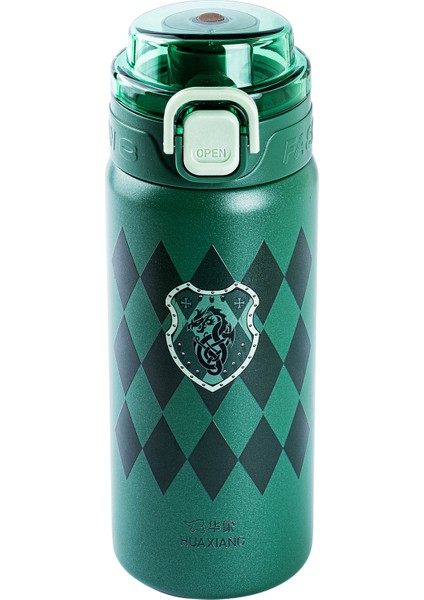 Okadı Yeşil Desenli Paslanmaz Çelik Termos 380ML