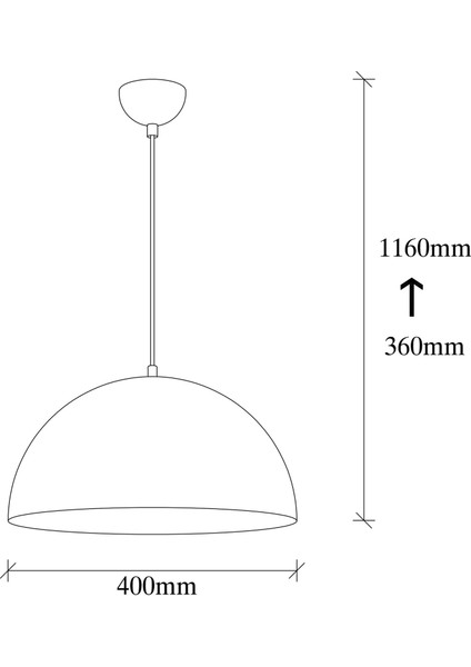 Modern Yarım Küre Tekli Sarkıt Avize Pütürlü Siyah, Metal Sıvama Tekli Sarkıt Lamba KURE-40-MR-722 indirimleri