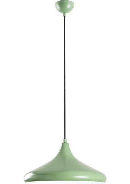 Retro Tekli Sarkıt Avize Yeşil, Dekoratif Metal Sıvama Başlık Lamba EYSAN-207-MINTGREEN