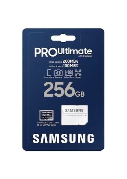 256GB Pro Ultımate MB-MY256SA/WW Mıcro-Sd Hafıza Kartı modelleri