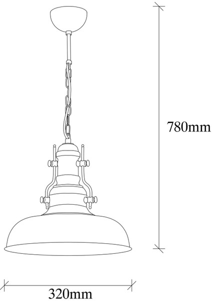 Ezel Modern Tekli Sarkıt Avize Metal Sıvama Siyah Tekli Sarkıt Lamba EZEL-200 indirimleri