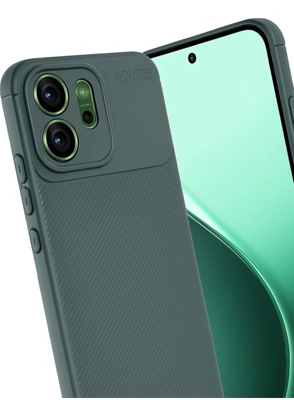 Oppo Reno 14F Uyumlu Kamera Korumalı (Karbon Tasarım) Koruyucu Lüx Silikon Kılıf modelleri