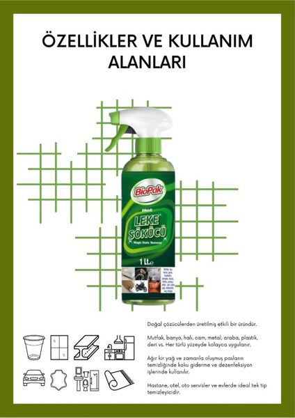 Leke Sökücü Sihirli Yeşil Güç 4'lü fiyatları