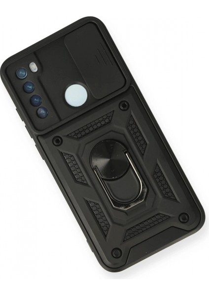 Xiaomi Redmi Note 8 Kılıf Pars Lens Yüzüklü Silikon - Siyah modelleri