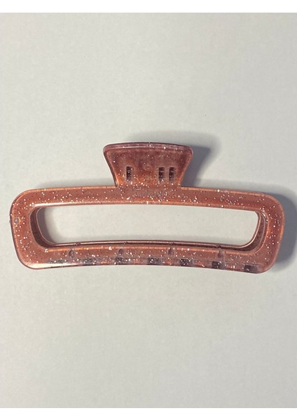 Simli Gül Kurusu Renk Oval Model Mandal Toka 11 cm - Şık ve Dayanıklı fiyatları