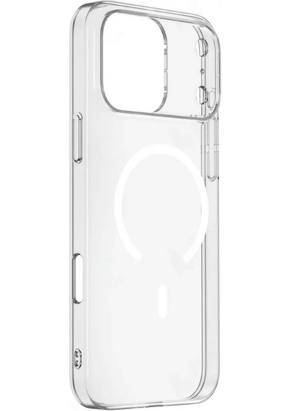 (Mika Magsafe) iPhone 17 Pro Max Uyumlu Magsafe Özellikli Şeffaf Sert Mika Sararmaz Ince Fit Kılıf fiyatları
