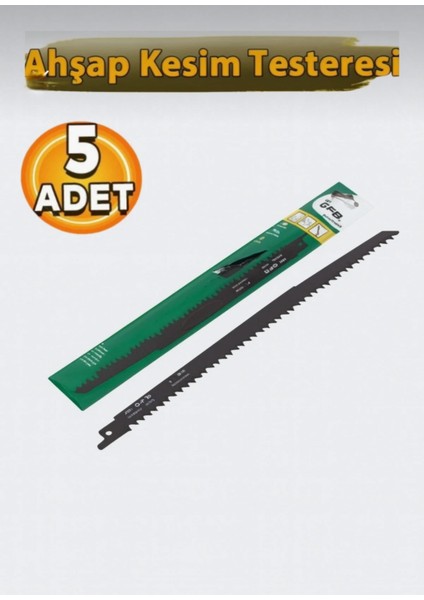 S1531-L Ahşap Kesim Dekupaj Tilki Kuyruğu Testeresi (5 Adet)