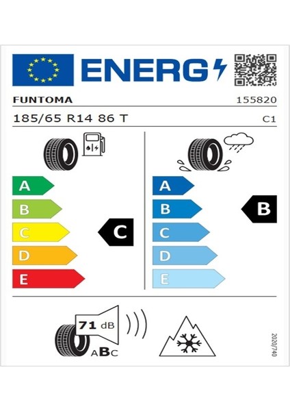 185/65 R14 Tl 86T Roadfun Wınter Oto Kış Lastiği (Üretim TARIHI:2025) fiyatları