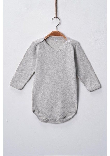 %100 Pamuklu Penye Likralı Kumaş Çıtçıtlı Uzun Kol Bebek Badi Zıbın Renkli fiyatları