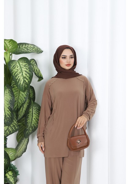 Cepli Sandy Pantolonlu Takım modelleri