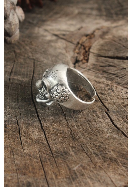 Antik Gümüş Renk Palyaço Model Ayarlanabilir Erkek Yüzük fiyatları