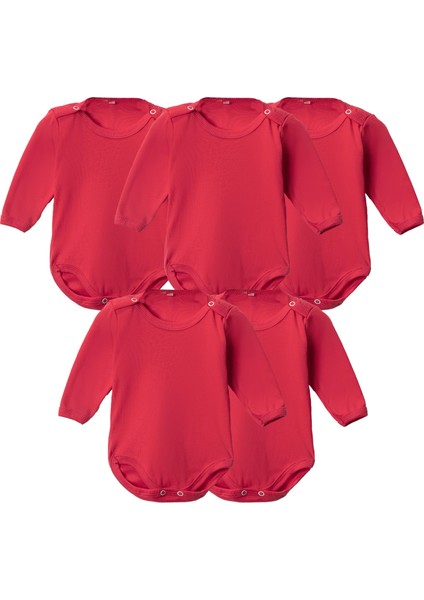 %100 Pamuklu Penye Likralı Kumaş Çıtçıtlı Uzun Kol Bebek Badi Zıbın Renkli fiyatları