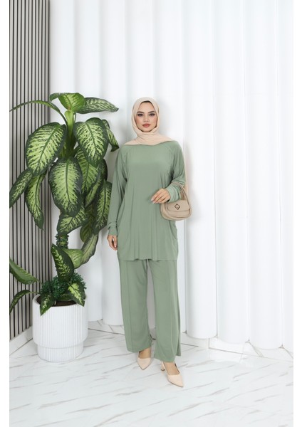 Cepli Sandy Pantolonlu Takım