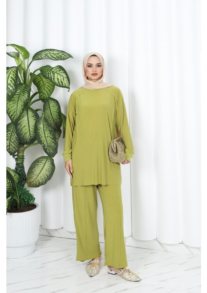 Cepli Sandy Pantolonlu Takım