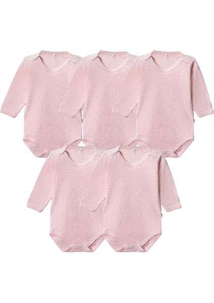 %100 Pamuklu Penye Likralı Kumaş Çıtçıtlı Uzun Kol Bebek Badi Zıbın Renkli fiyatları