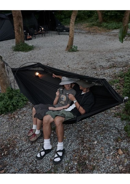 DC-C06 Flyingboat-02 3ın1 Cibinlikli Sivrisinek Önleyici Hamak Army Green