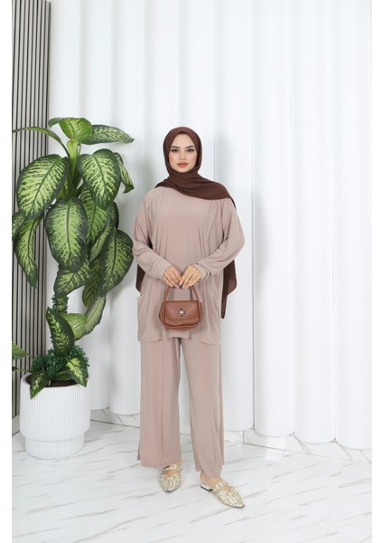 Cepli Sandy Pantolonlu Takım