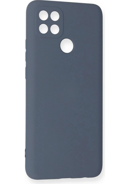 Oppo A15 Kılıf Nano Içi Kadife Silikon - Gri fiyatları