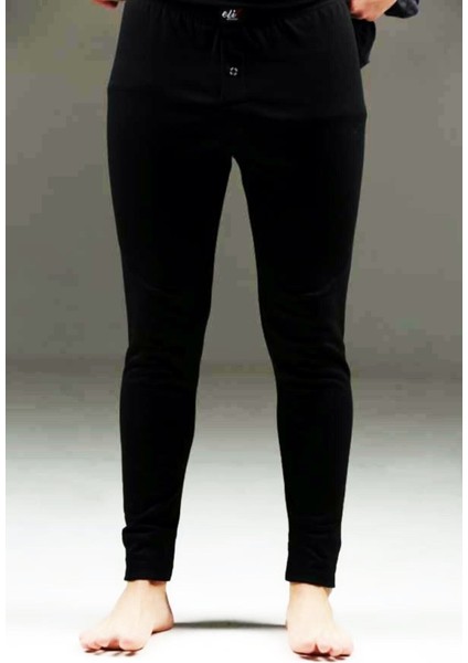 Tutku Elit Erkek Siyah Termal Şardonlu Thermo Cool Içlik Tayt