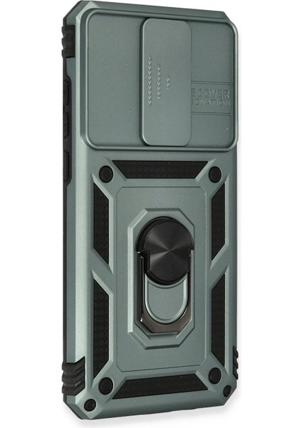 Xiaomi Redmi Note 8 Pro Kılıf Pars Lens Yüzüklü Silikon - Yeşil fiyatları