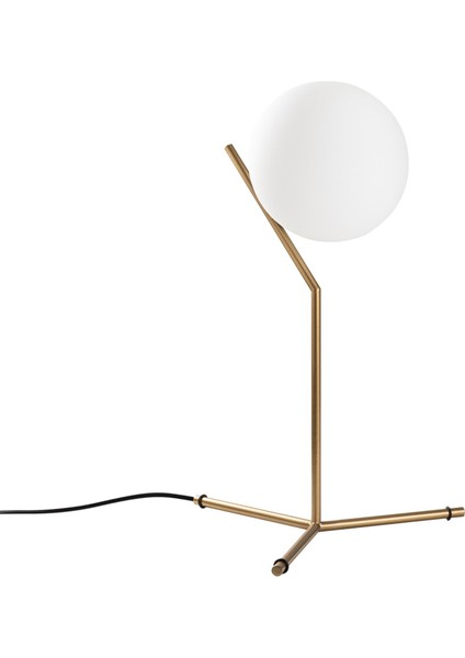 Luminar Modern Glop Cam Başlıklı Masa Lambası Dekoratif Aydınlatma Parlak Gold LUMINAR-14161 modelleri