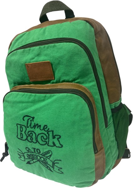 Old Cotton Kaliteli Siyah Vintage Salaş Baskılı Disayn Günlük Gezi Okul Sırt Çantası Revilla Bag 28X38CM fırsatları