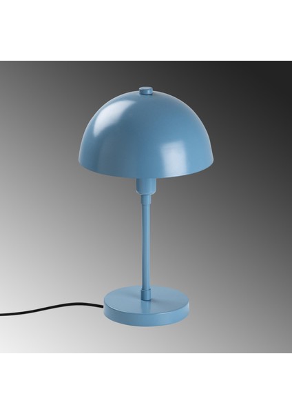 Togg Modern Metal Sıvama Başlık Masa Lambası Mavi, Retro Okuma Lambası TOGG-14804