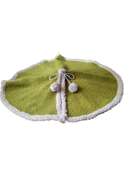 , Yılbaşı Çam Ağacı Altı Örtüsü, Çam Ağacı Ayak Halısı Örtüsü, Yeşil Renk, Peluş 70 cm fiyatları