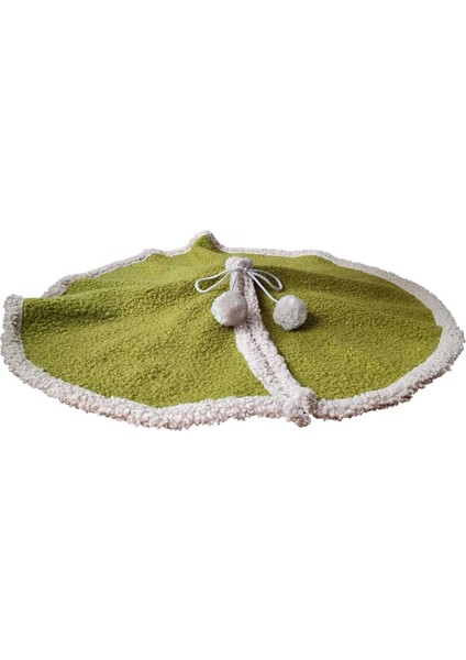 , Yılbaşı Çam Ağacı Altı Örtüsü, Çam Ağacı Ayak Halısı Örtüsü, Yeşil Renk, Peluş 70 cm fırsatları