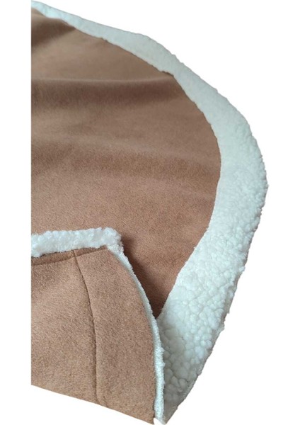 , Yılbaşı Çam Ağacı Altı Örtüsü, Çam Ağacı Ayak Halısı Örtüsü, Sütlü Kahve Renk, 88 cm modelleri