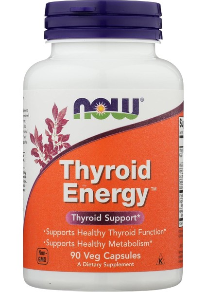 Thyroid Energy L-Tyrosine Copper Vitamin B-6 / B-12 90 Veg Caps