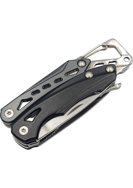 Mini 5 Fonksiyonlu Çok Amaçlı Katlanır Çakı – Pense – Testere – Açacak – Tornavida Özellikli Karabinalı Kılıflı Mini Cep Çakısı modelleri