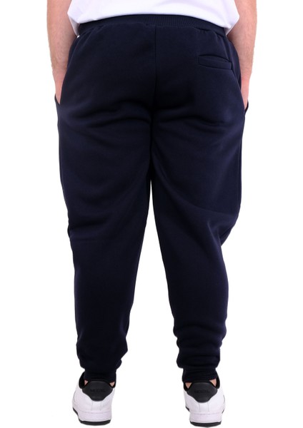 Mode Xl Büyük Beden Erkek Eşofman Altı 3 Iplik Dar Paça 24520 Lacivert fırsatları