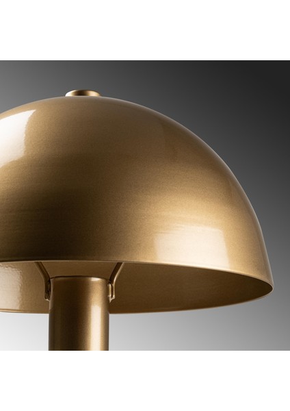 Togg Modern Metal Sıvama Başlık Masa Lambası Gold, Retro Okuma Lambası TOGG-14808